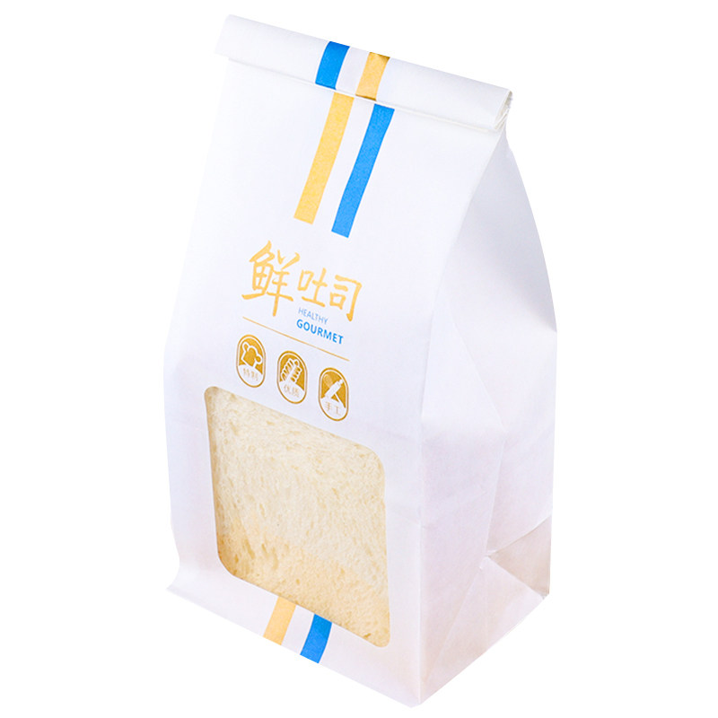 吐司面包包装袋卷边鲜烤元气招牌大450克250土司切片自封袋子烘焙