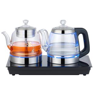 23x37薄边嵌入式全自动底部双上水电热烧水壶煮茶器台专用一体机