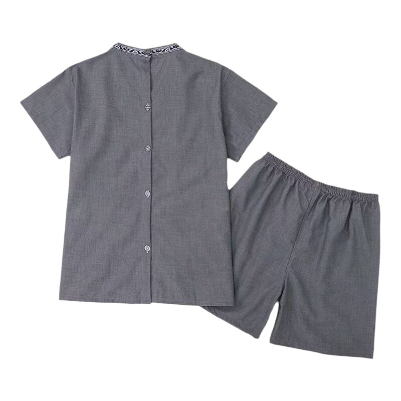 前后开衫高档汗蒸服艾灸理疗