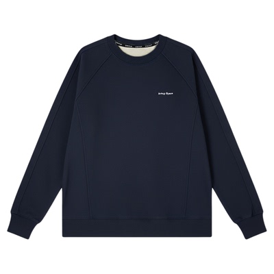 吕小虎重磅潮牌加绒园领卫衣男生