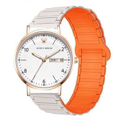 适用迪士尼三丽鸥磁吸硅胶手表带