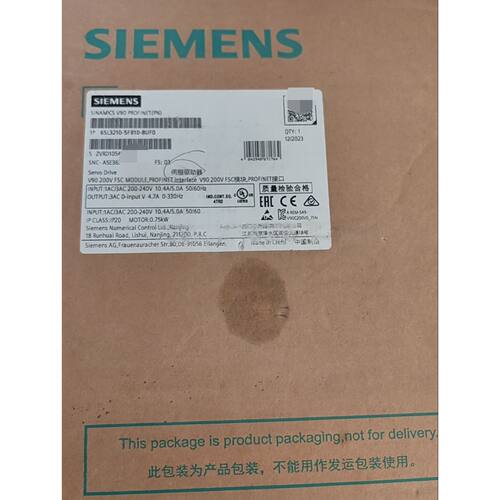 〔议价-可维修〕6SL3210-5FB10-8UF0伺服驱动器 全新均有货