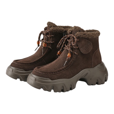 millies妙丽女鞋加绒棉靴