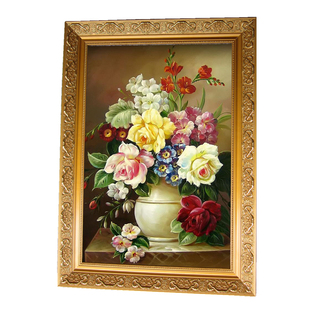 油画框定制外框装裱 欧式实木大尺寸广告KT板海报框定做相框挂墙