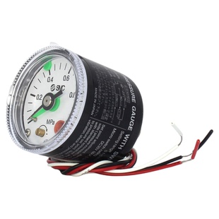 SMC气动1MPa指针压力表GP46-10-01L5-02L5带指示灯1/2分牙气压表