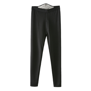 秋冬季男士薄棉裤东北加厚加绒光滑面保暖裤高腰加肥大码秋裤绒裤