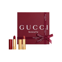 【七夕礼物】GUCCI古驰明星双色口红礼盒 203玫瑰豆沙