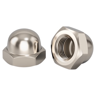 镀镍盖型螺母圆球头螺帽盖形螺丝帽盖母装饰遮丑帽M3M4M5M6M8M20