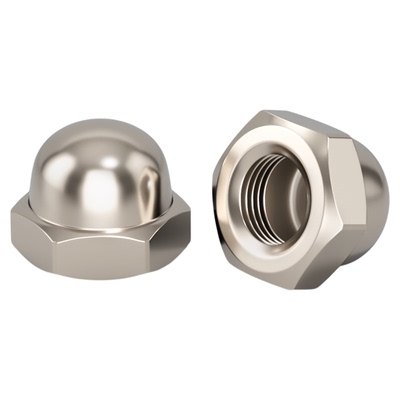 【厂家批发】碳钢镀镍盖型螺母