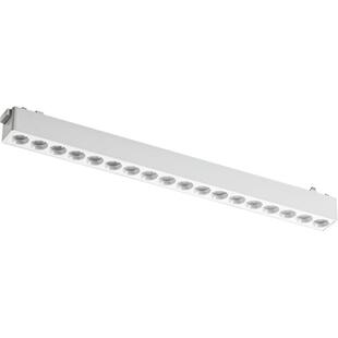 麦丹妮家用免吊顶明装磁吸轨道灯客厅无主灯白色射灯组合中山灯具