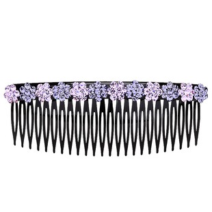 奥钻高端发梳女韩版气质侧边刘海梳子固定碎发插梳后脑勺盘发顶夹