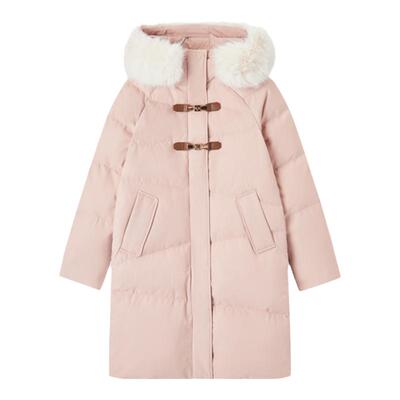 保暖文艺厚外套森马温柔连帽