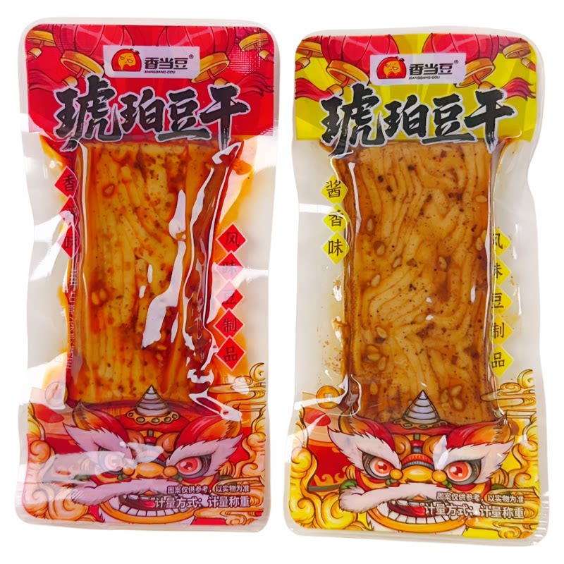 香当豆香辣琥珀豆干即食小袋装