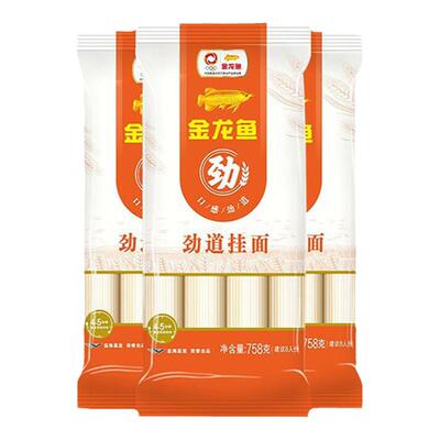 金龙鱼家常劲道挂面758G