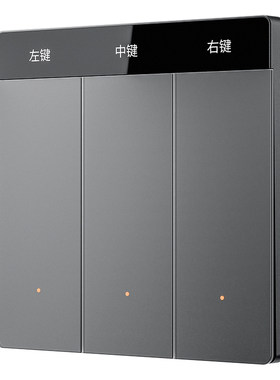 平头熊超薄智能屏显开关米家远程