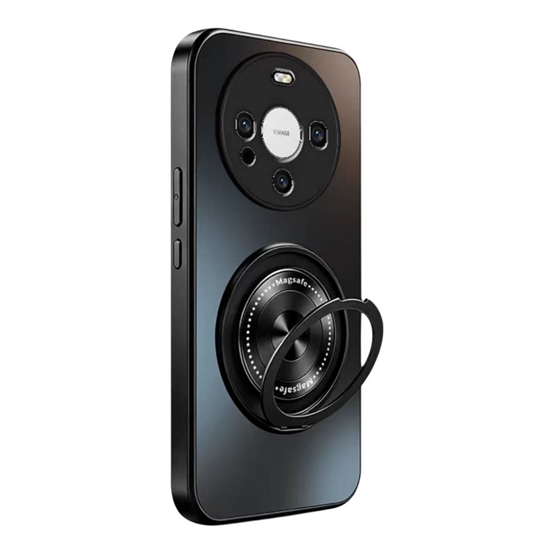 ag磨砂壳适用华为mate60手机壳新款简约mate80Pro/mate50外壳硅胶防摔不沾指纹磁吸支架mate60Pro保护壳女款