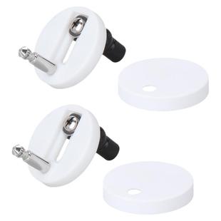 马桶盖配件固定螺栓上装膨胀螺丝座圈盖卡扣PVC不生锈通用件大全