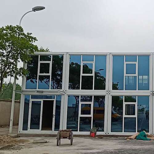 幕墙箱房出口装配式钢结构彩钢房集装箱房彩钢房临建房活动箱板房