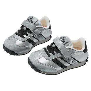 AM童鞋学步鞋阿甘运动鞋儿童2026春秋新款复古休闲鞋男童女童鞋子