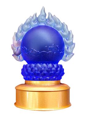 琉璃摩尼宝珠供灯宫灯摆件