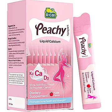 dcal迪巧小粉条K2液体钙2盒