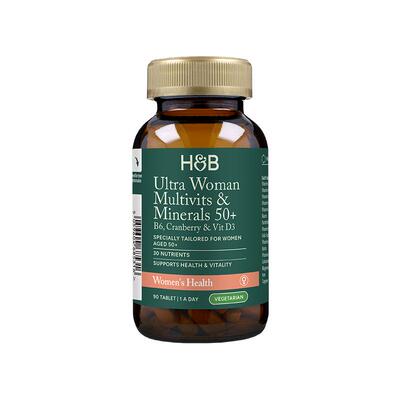 英国荷柏瑞HB50+女性复合维生素矿物质中老年心血管