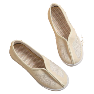 儿童汉服鞋男童手工布鞋老北京民族中国风绣花鞋学生古装表演鞋子