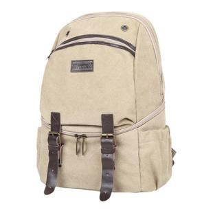 Prowell单反相机包双肩包多功能微单背包休闲复古帆布专业摄影包