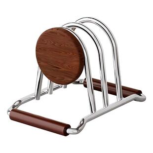 家用不锈钢菜板架厨房专用加厚砧板架沥水案板放置架台面锅盖架子