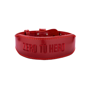 zerotohero健身腰带深蹲硬拉头层牛皮力量举训练护腰带男女