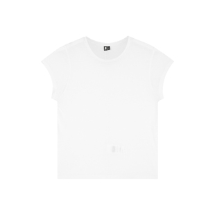 oneup莱赛尔天丝羊毛修身正肩短袖T恤女夏薄款针织衫运动简约上衣