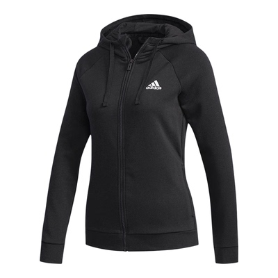 Adidas/阿迪达斯正品外套女夏季新款针织连帽跑步夹克DM5336