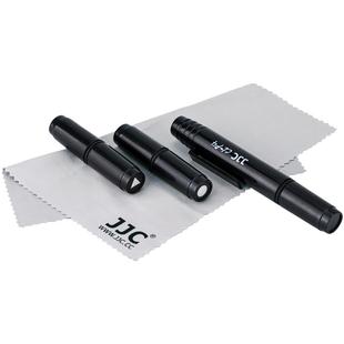 JJC 镜头笔适用于尼康佳能索尼富士微单反相机保养毛刷清洁活性炭粉 碳头配收纳包配镜头布数码清理除尘工具