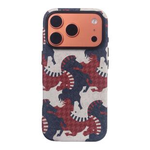 URBAN CASE 牧马老钱风帆布磁吸适用于iPhone17promax手机壳苹果17pro保护套防指纹抗手汗防摔情侣款马年新款