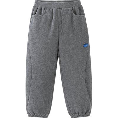 迷你巴拉巴拉男童女童加厚男女童宝宝加绒保暖宽松儿童长裤冬季