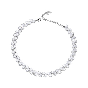 【Roman Whispers系列】NanaJacqueline闪钻水滴形爱心项链女新款