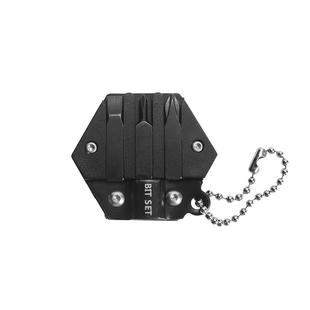 鸿丰迷你多功能小刀钥匙挂扣硬币刀折叠刀创意EDC组合工具螺丝刀