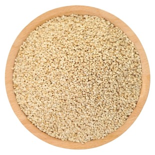 新货农家生白芝麻粒新鲜带皮脱皮芝麻仁干净颗粒饱满无沙芝麻