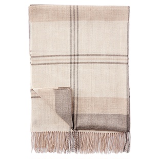 INJOI配饰羊驼毛绒真丝混纺保暖百搭围巾披肩高端妈妈生日礼物