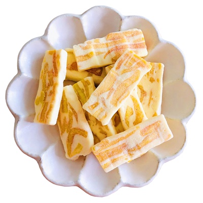 花吃点糯叽叽酸酸甜甜芒果奶糕