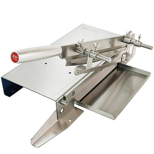 排骨铡刀商用不锈钢切刀中药材鹿茸刀羊排冻肉鸡鸭鱼胶切片铡刀机