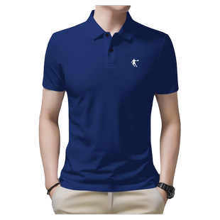 乔丹短袖polo衫男2026夏季新款翻领t恤运动上衣男士商务保罗半袖