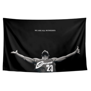 LBJ勒布朗詹姆斯LeBron James球迷装饰背景布海报墙布挂毯挂布画