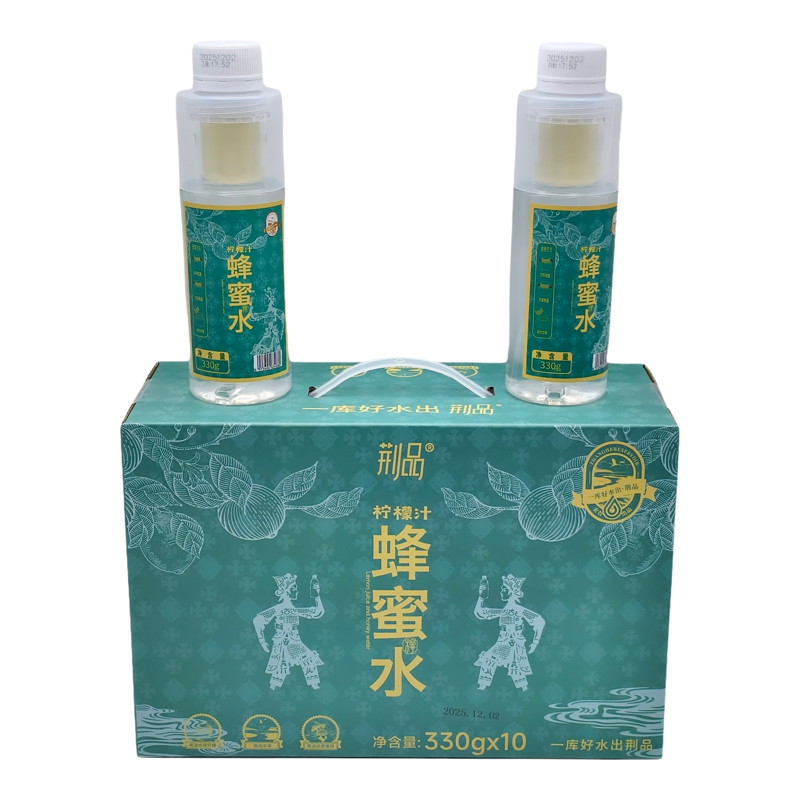 荆门荆品柠檬汁蜂蜜水10瓶礼盒装