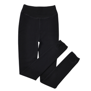 舒莉娅2500秋冬小蛮腰加绒显瘦打底裤高腰收腹保暖裤棉柔弹力踩脚