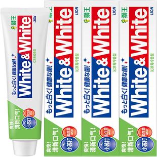 狮王牙膏美白去黄去口臭去除牙结石排行榜第一名正品官方旗舰店