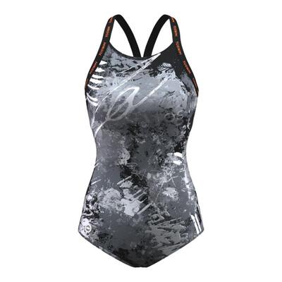 TOSWIM连体泳衣女士性感露背细肩带2025新款专业竞速遮肉显瘦泳装