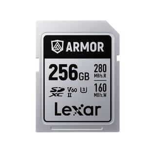 雷克沙SD卡相机UHS-II储存卡不锈钢金属三防V60内存卡抗压耐磨