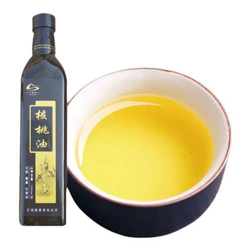 【四皓岭】冷榨山核桃油食用油500ml