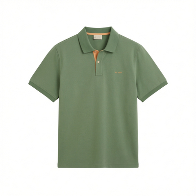 美国奢侈品G*NT棉短袖POLO衫男